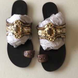 Jeweled sandals